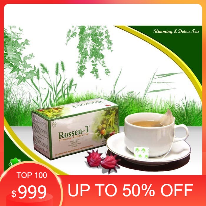 

Rossen-T Slimming Detox Tea Teh Hijau Herbal Pelangsing Mengurai Racun gs