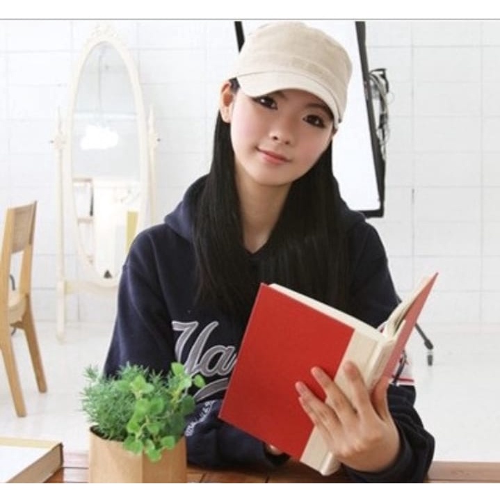 Topi komando hat polos pria dan wanita dewasa korea