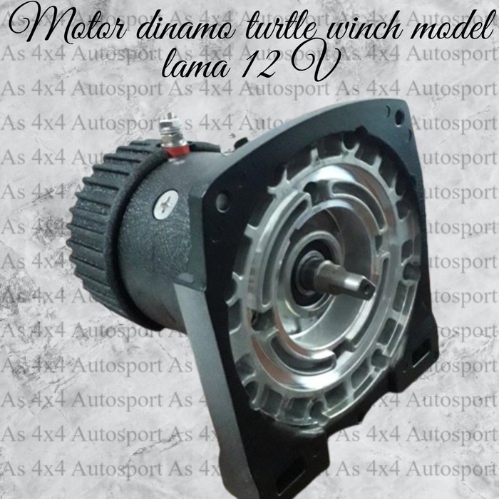 Motor dinamo turtle winch model lama 12 V