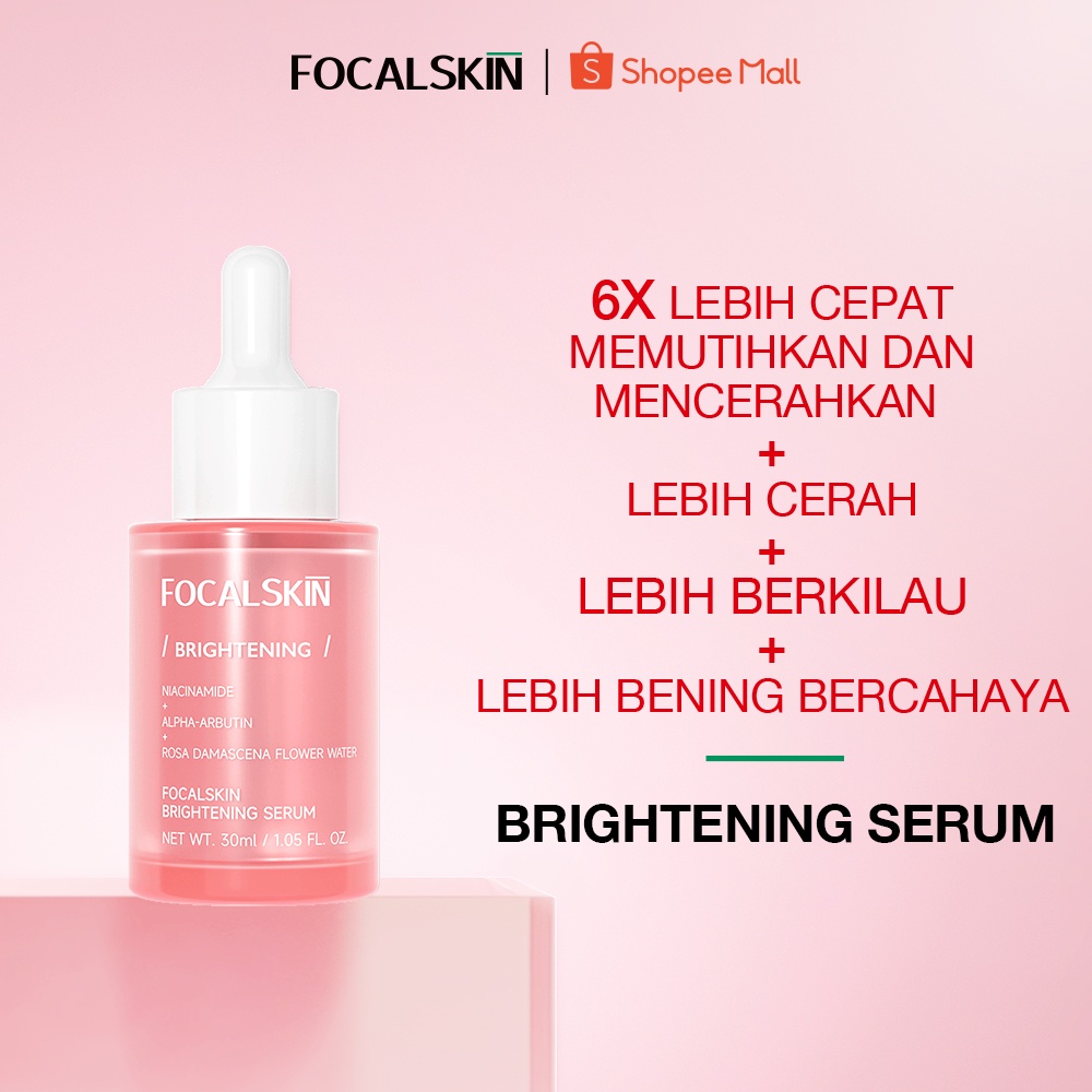 Focalskin Brightening Serum And 7 Days 3% Niacinamide +3% Arbutin 30ml Focalskin Focal Skin Fokalskin