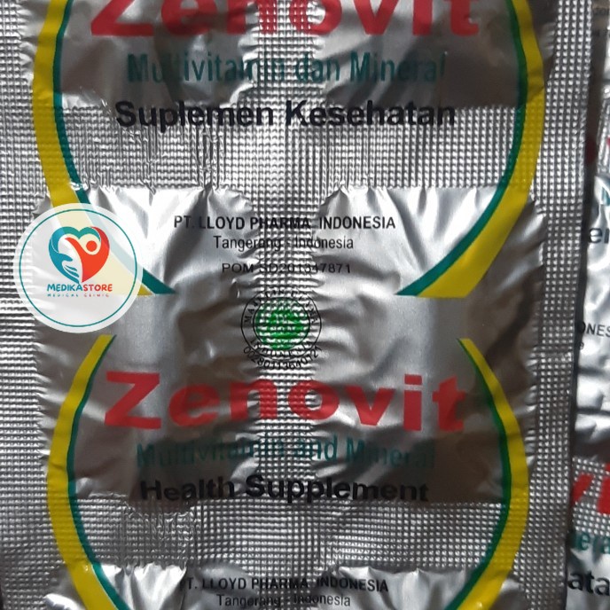 (murah)- zenovit multivitamin zinc hrg per strip isi 10 kapsul -100% original