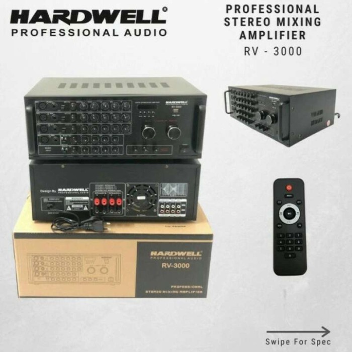 Amplifier hardwell rv 3000/Ampli mixer hardwell rv 3000 original