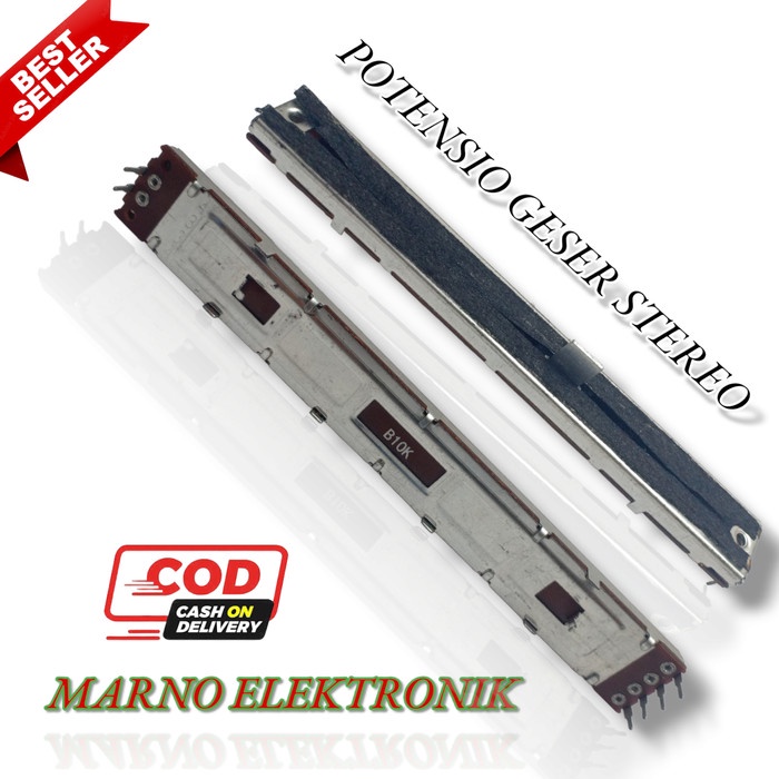 POTENSIO GESER STEREO 12,9 CM B10K KAKI 4 -2
