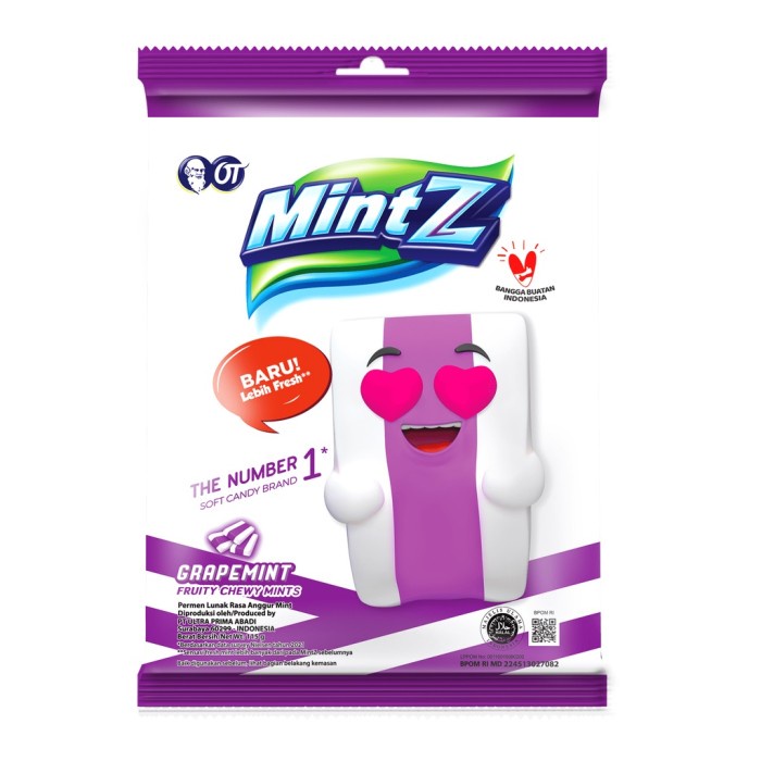 

Mint Z Chewy Grapemint 115gr
