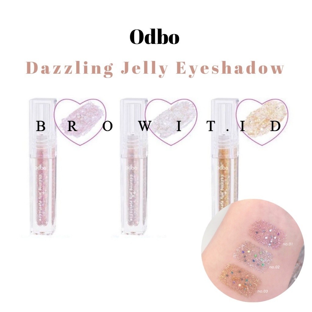 ODBO Dazzling Jelly Eyeshadow Glitter Vegan OD2013