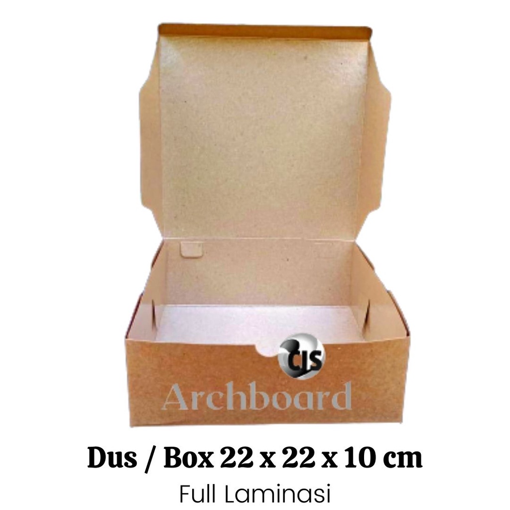 

Box Kraft Katering 22 x 22 x 10 cm / Dus Box Snack 22x22x10 cm