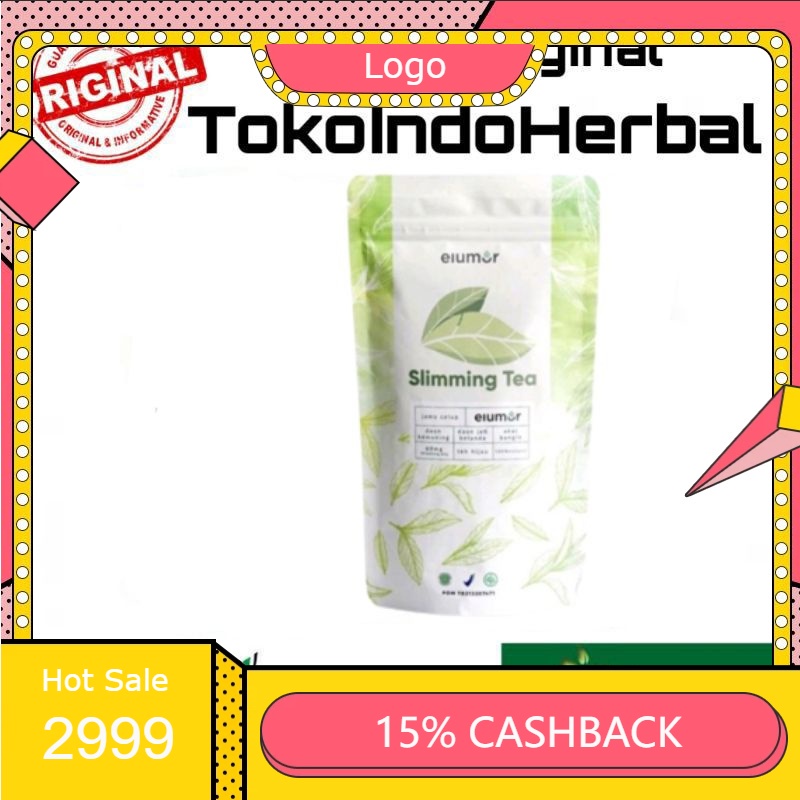 Elumor Slimming Tea - Pelangsing Herbal Alami Original
