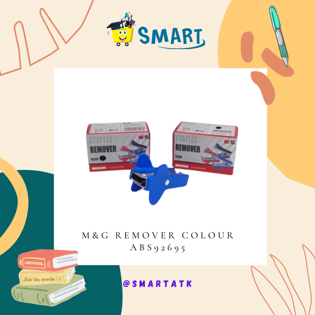 

(1 PCS) M&G STAPLER REMOVER COLOUR ABS92695 / PENCABUT ISI STAPLER