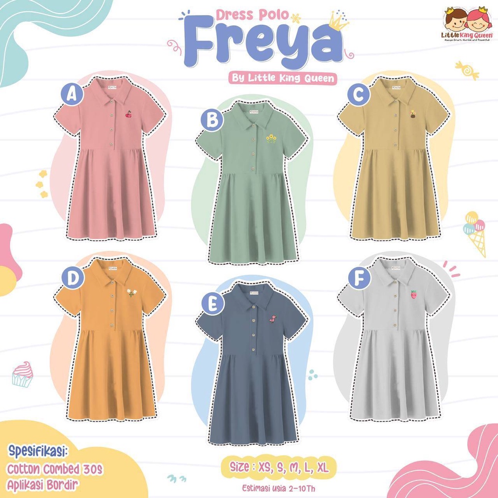 Polo Dress Freya Little King & Queen