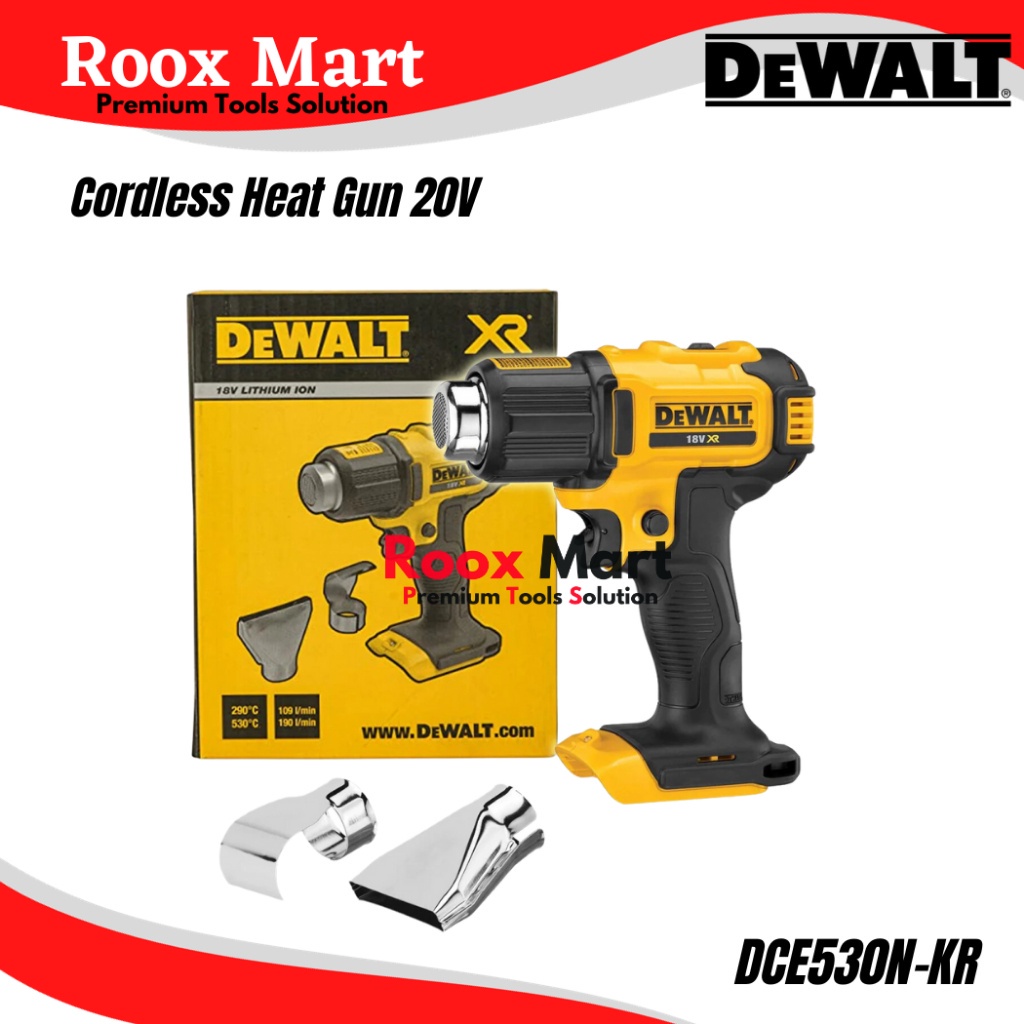 Cordless Heat Gun Dewalt DCE530N Alat Pemanas DCE530