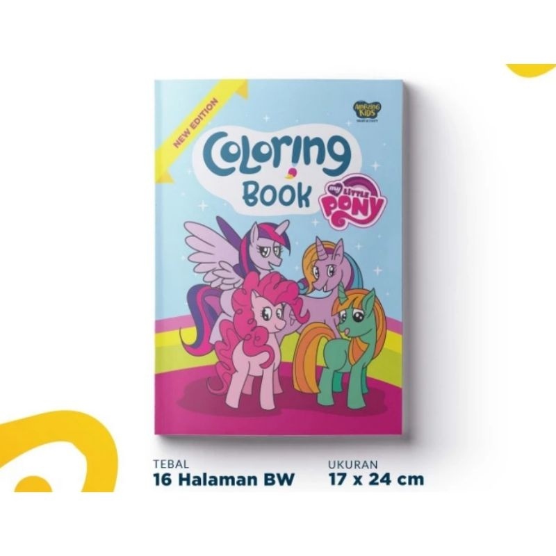 

Buku Mewarnai - Coloring Book My Little Pony