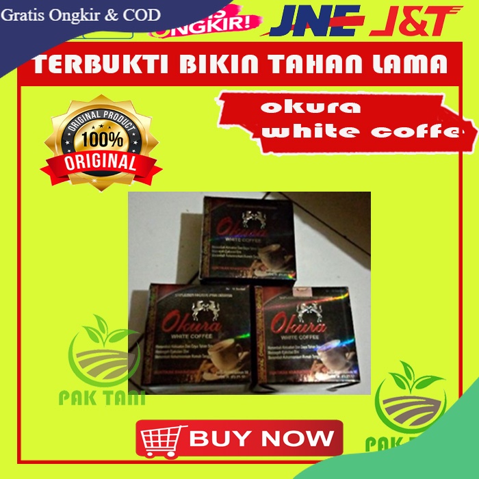 Kopi Herbal Okura White Coffe Original Isi 10 Sachet