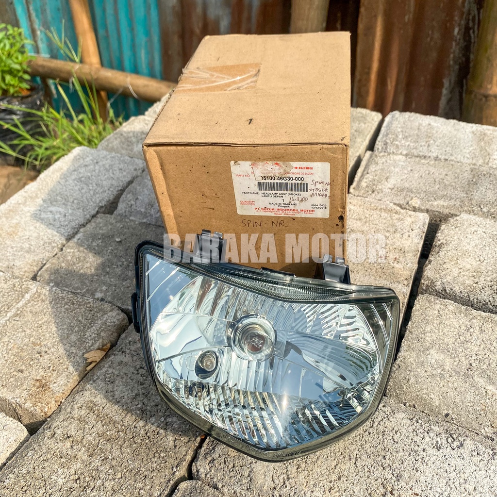 Reflektor Lampu Depan Head Lamp Spin 125 NR Kaca FOG Hitam Original Suzuki SGP (3510046G30000)