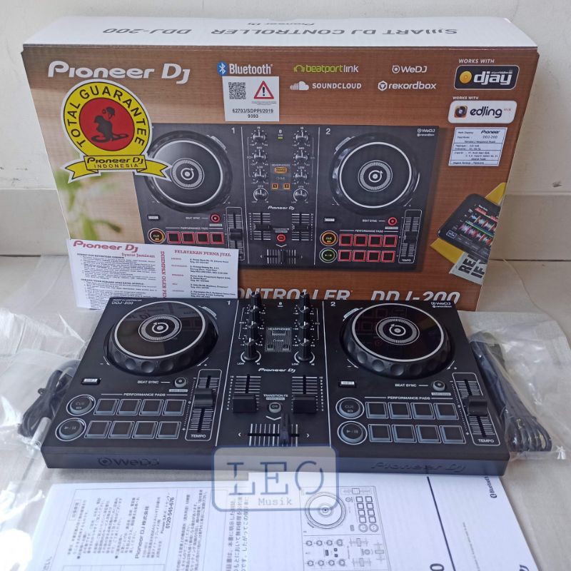 PIONEER DJ SMART DJ CONTROLLER DDJ 200 DDJ200 2 CHANNEL ORIGINAL