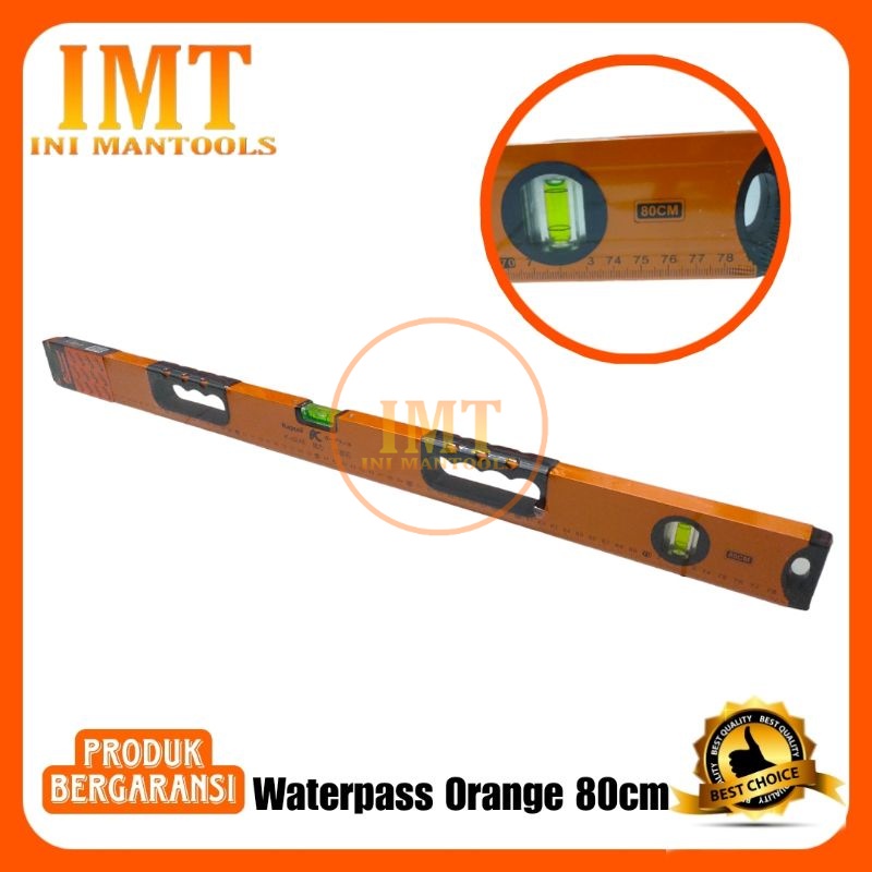 Kapusi Waterpass Orange 80cm Magnet K-0252