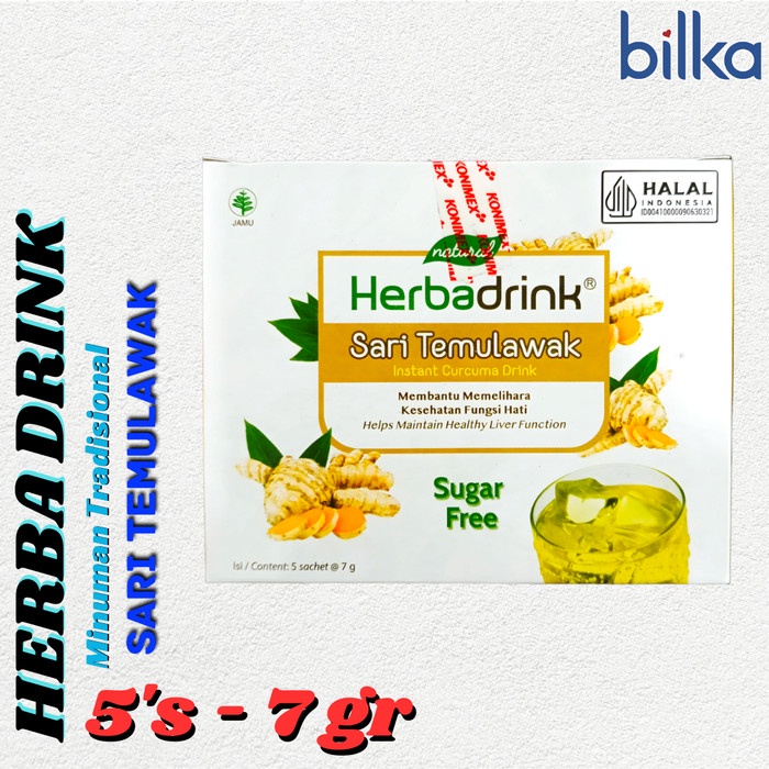 

HERBA DRINK Sari Temulawak Sugar Free 7gr/5sachet