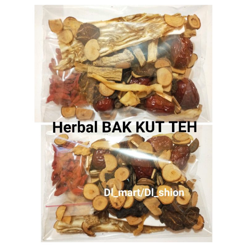 

HERBAL BAK KUT TEH Herbal ALAMI Cia Po / Ciak Po (12 macam) Masak Ayam sop BAKUT BA KUT menambah stamina, menambah darah, menghangatkan tubuh, meningkatkan napsu makan, menjaga daya tahan tubuh dan metabolisme