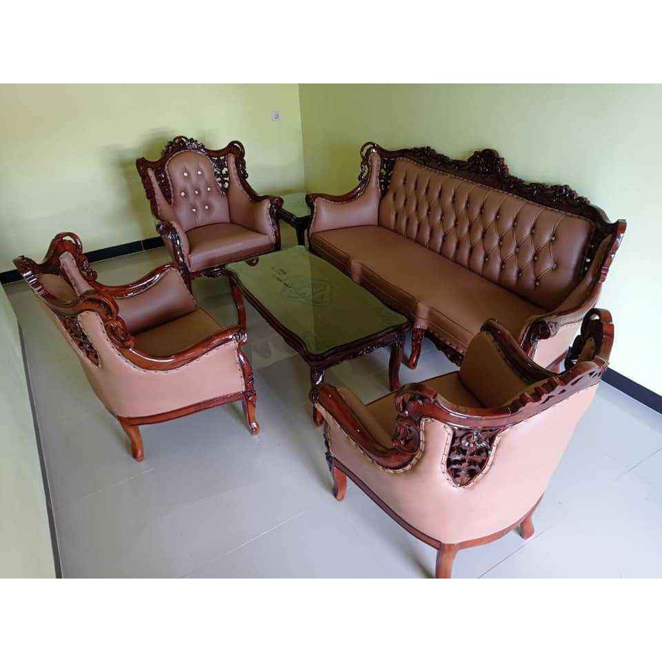Kursi Tamu Sofa Ukir/Kursi Ruang Tamu Murah jati