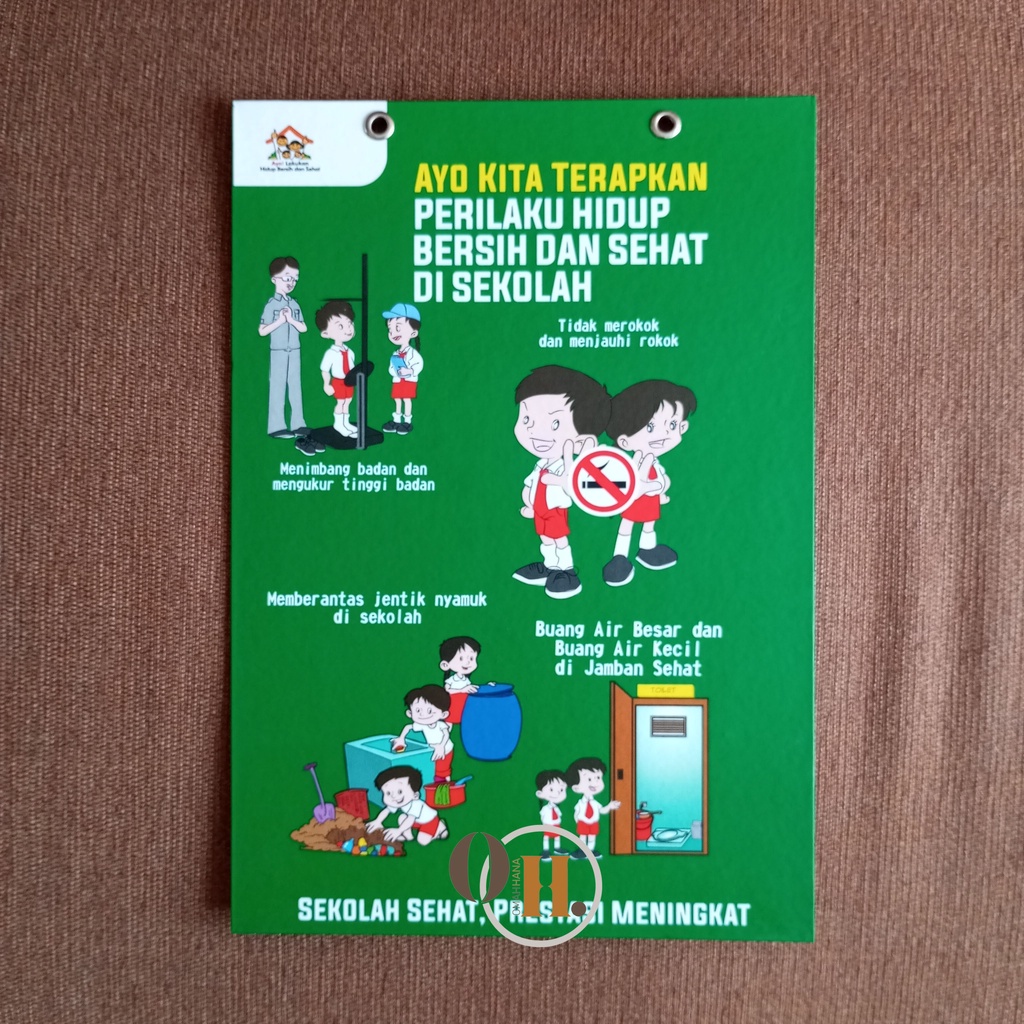 

Hard Poster Ayo Terapkan PHBS di Sekolah - Hard Poster PHBS di Sekolah
