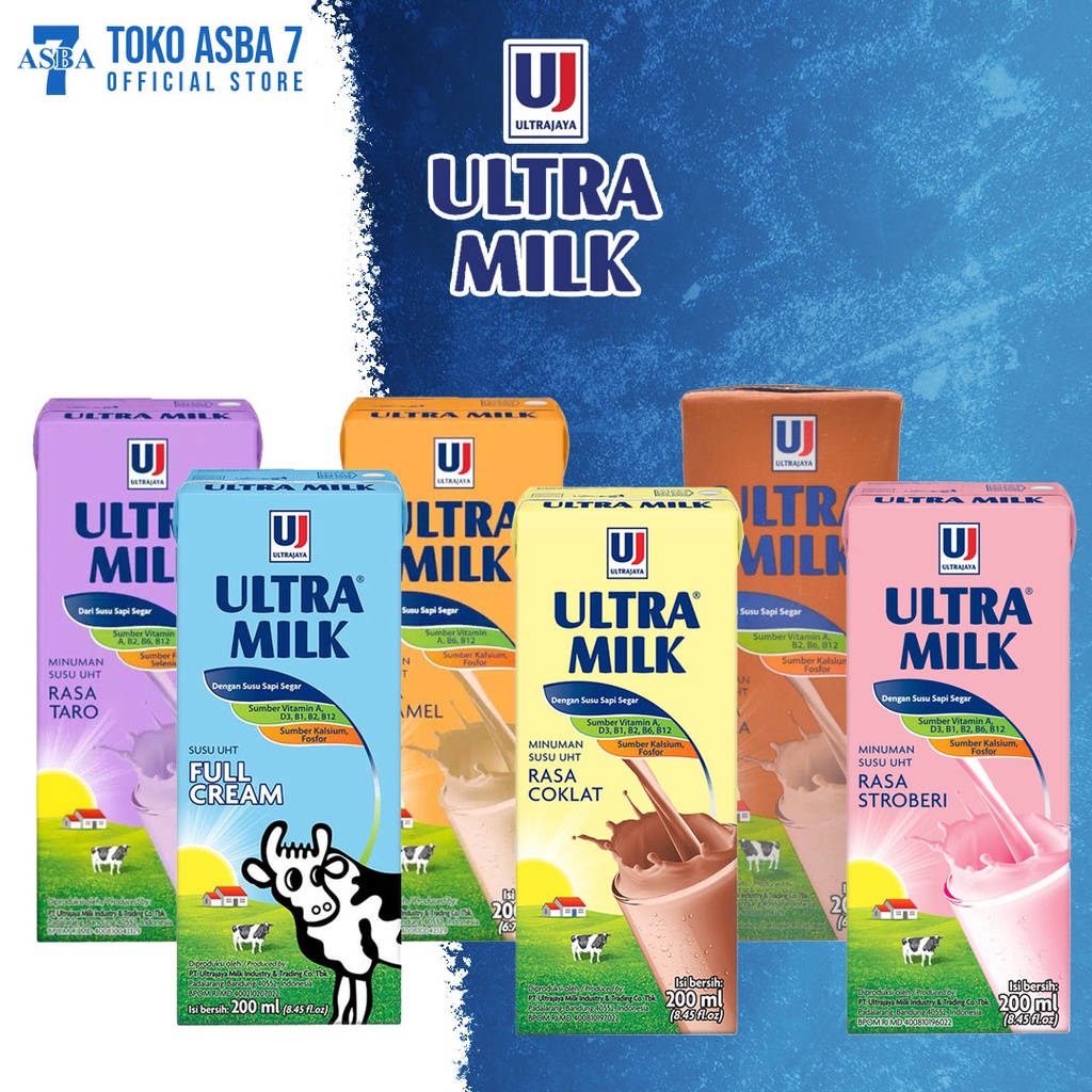 

ULTRA MILK SUSU UHT ALL VARIAN 200ML