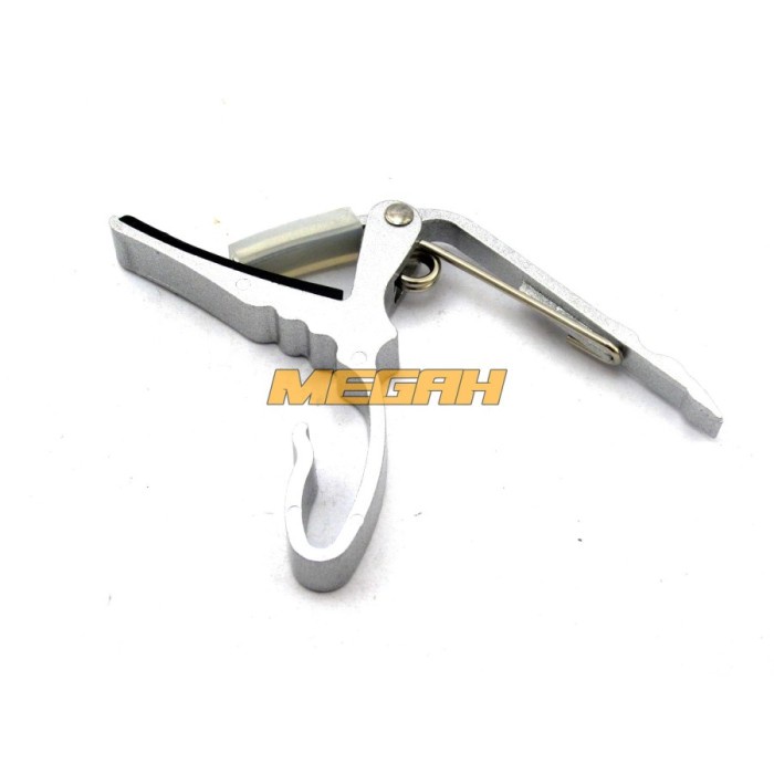 Capo Gitar Akustik / Capo Gitar dari bahan Aluminium Alloy - Murah & Berkualitas - Chrome
