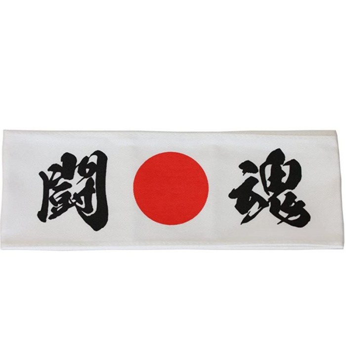 Ikat Kepala Jepang Kanji Hachimaki Jepang Semangat Orang Jepang - off soul