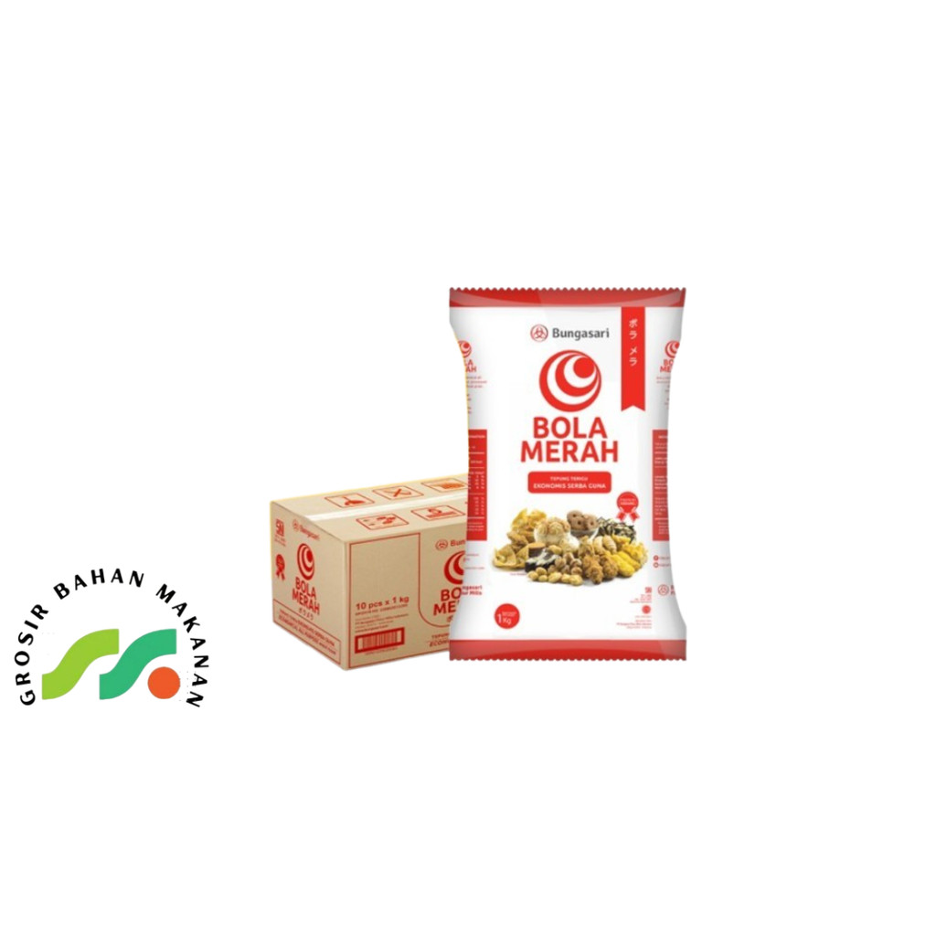 

TERIGU BOLA MERAH 1 DUS ISI 10 PCS