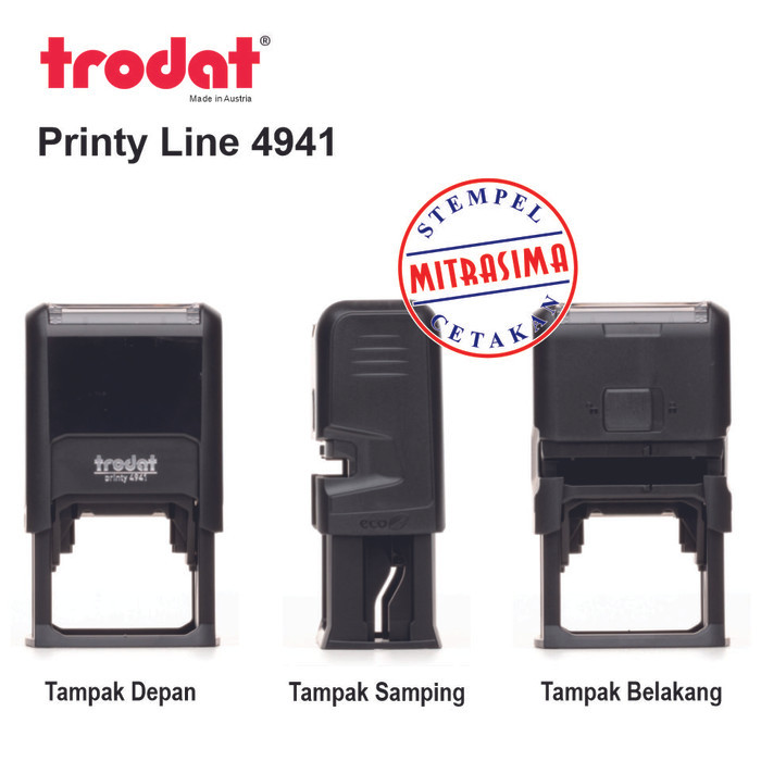 

Stempel Trodat 4941 Model Persegi - Bodinya saja