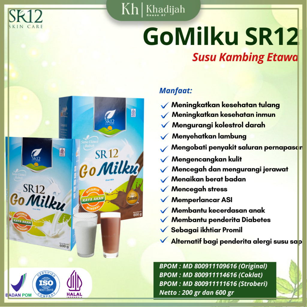 

HOK of Go Milku SR12 Halal Susu Kambing Etawa Premium Meningkatkan Kesehatan Inmun Aman Bumil Busui