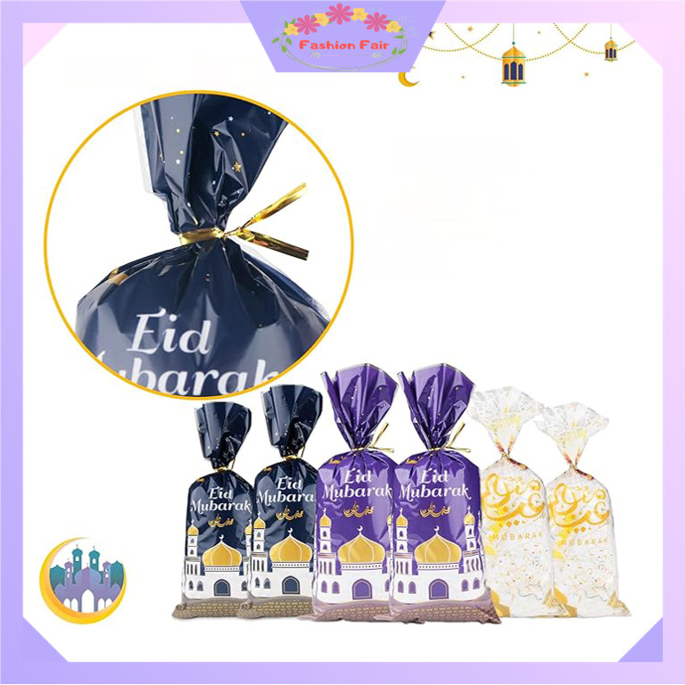 

Fashion Fair - 6517 Kemasan Lebaran Plastik Unik / 50 Pcs Goodie Bag Idul Fitri