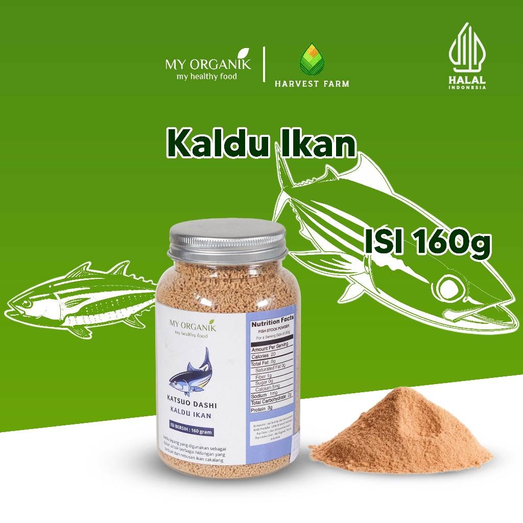 

My Organik Bumbu Kaldu MPASI NON MSG kaldu bubuk Sup ikan katsuo dashi powder 160g