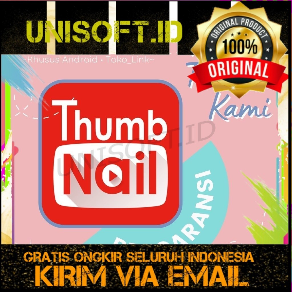 Beli 1 Gratis 1 Software  Thumbnail Maker Pro - Full Version Garansi Termurah