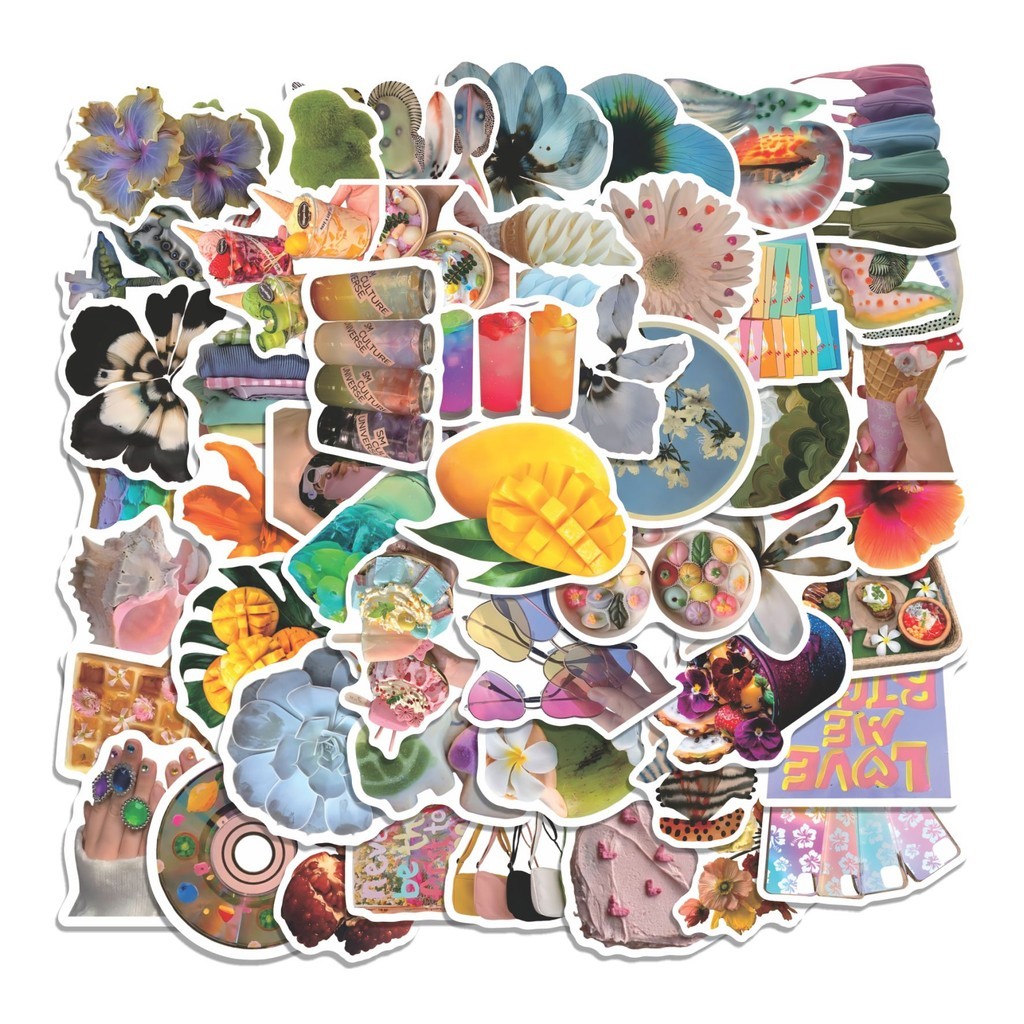 

COD 50 Pcs Stiker Rainbow Vintage Lucu Anti Air Untuk Dekorasi Notebook Sepeda Skateboard Handphone