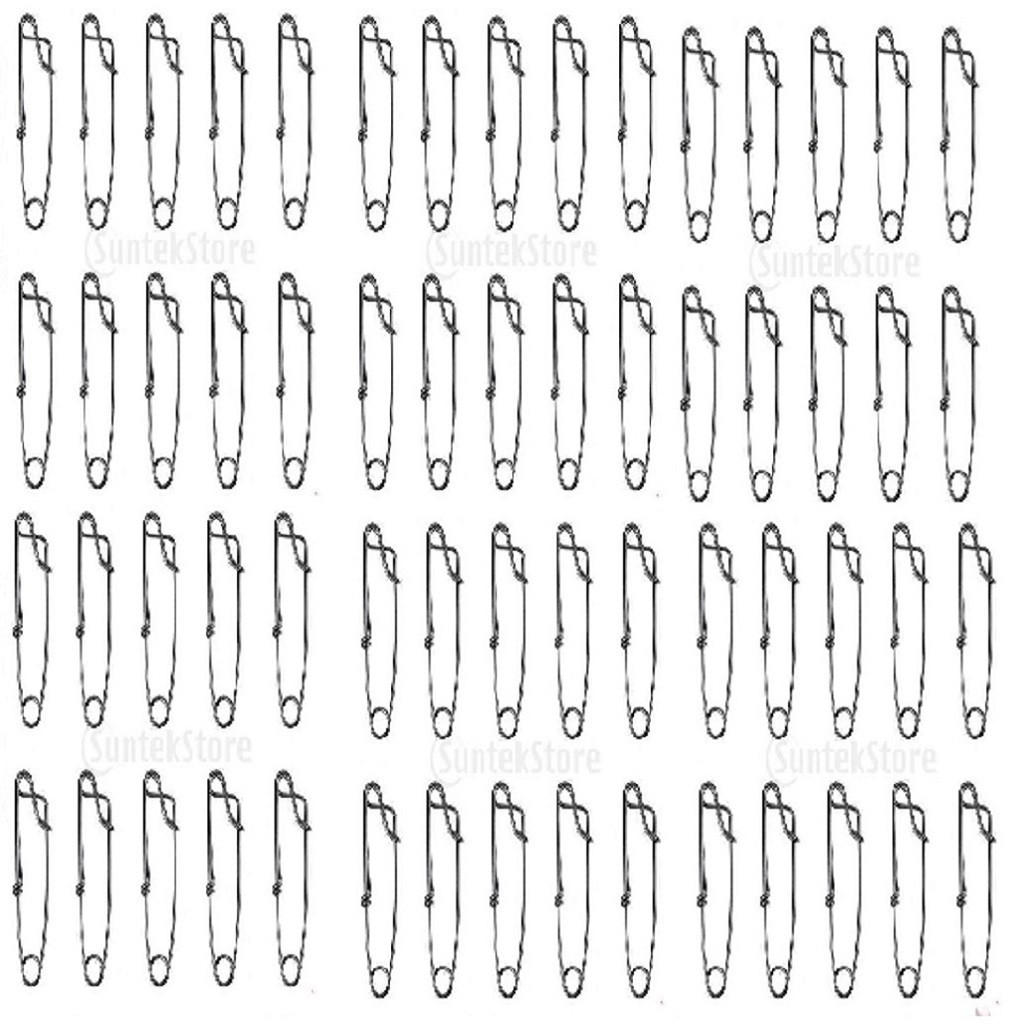 

60Pcs Stainless Steel Long Line Longline Clips for Snapper From