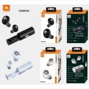 JBL C230 TWS Headset Bluetooth Earphone Wireless For Android And IOS JBL C230 TWS Model Touch