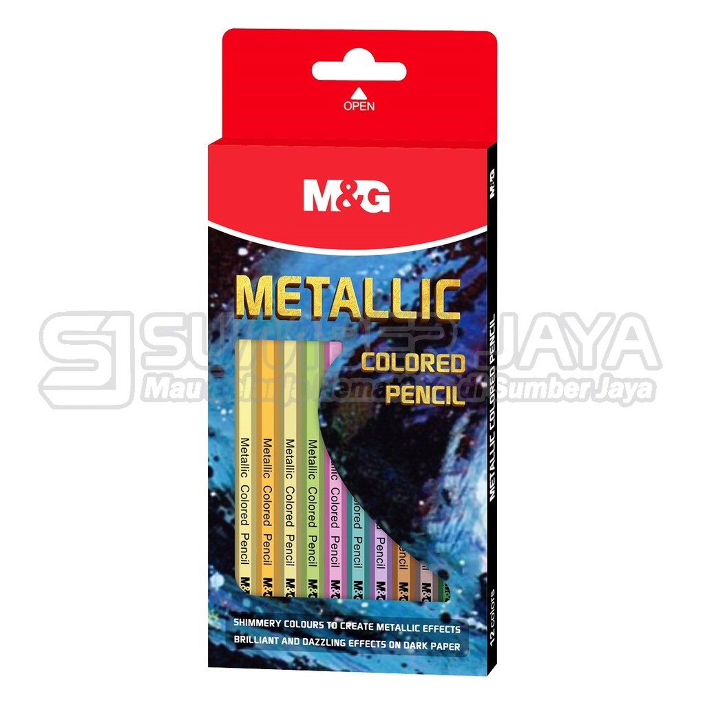

Pensil Warna Metalic Colour Pensil M&G AWP39811 Isi 12 Warna