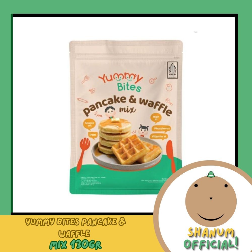 

Yummy Bites Pancake & Waffle Mix 130Gr / Kue Snack Bayi