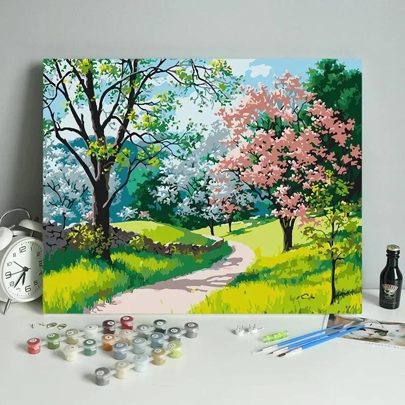 

3972270Digital oil painting living room decorative painting sofa background wall hanging painting