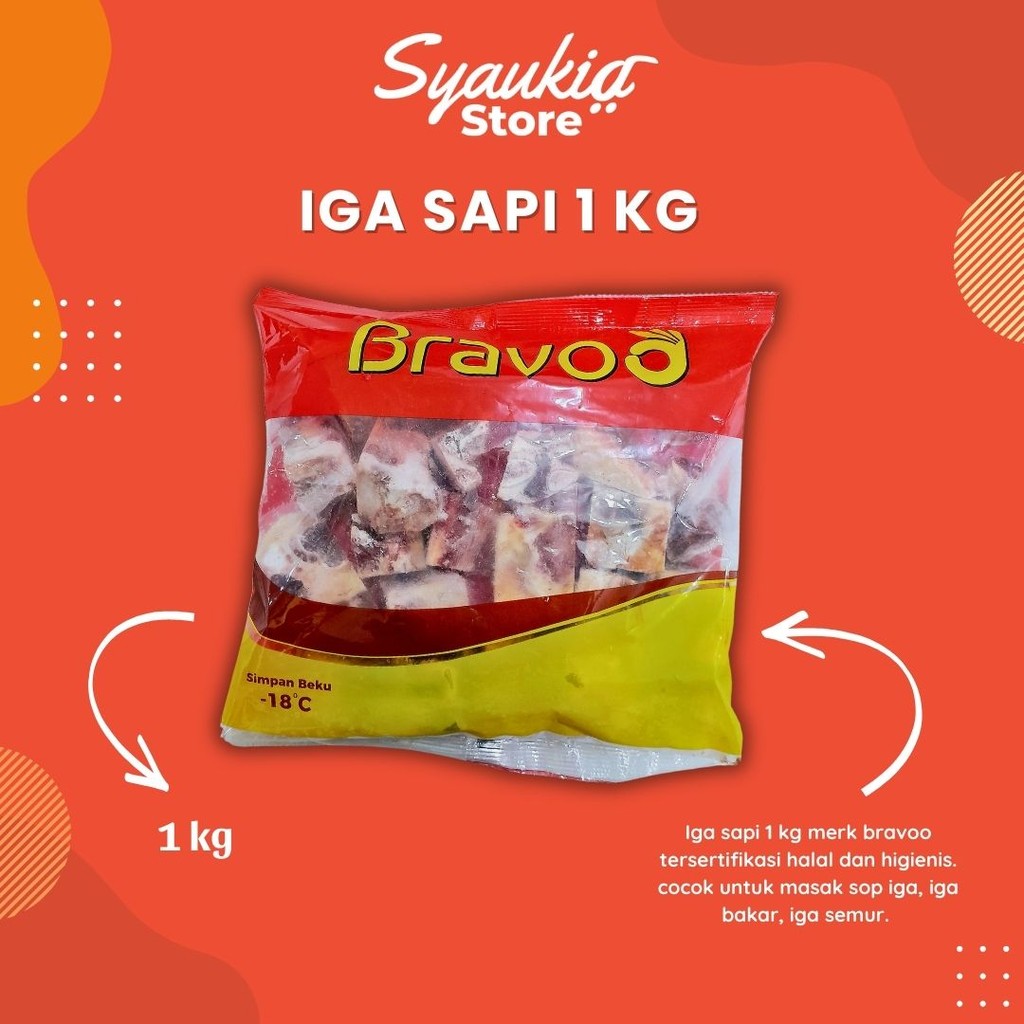 

Bravo Tulang Sop Sapi 1 Kg Syaukia Store