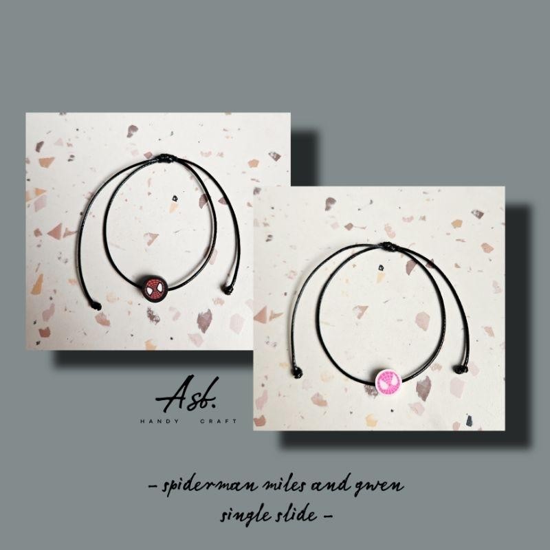 Gelang Couple Spiderman Miles & Gwen Serut
