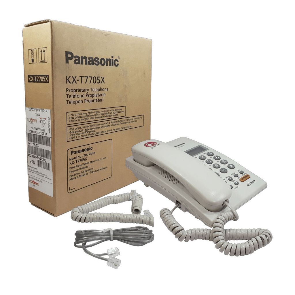 Telepon Rumah Telephone Telp Telpon Panasonic PANASONIC KX-T7705X