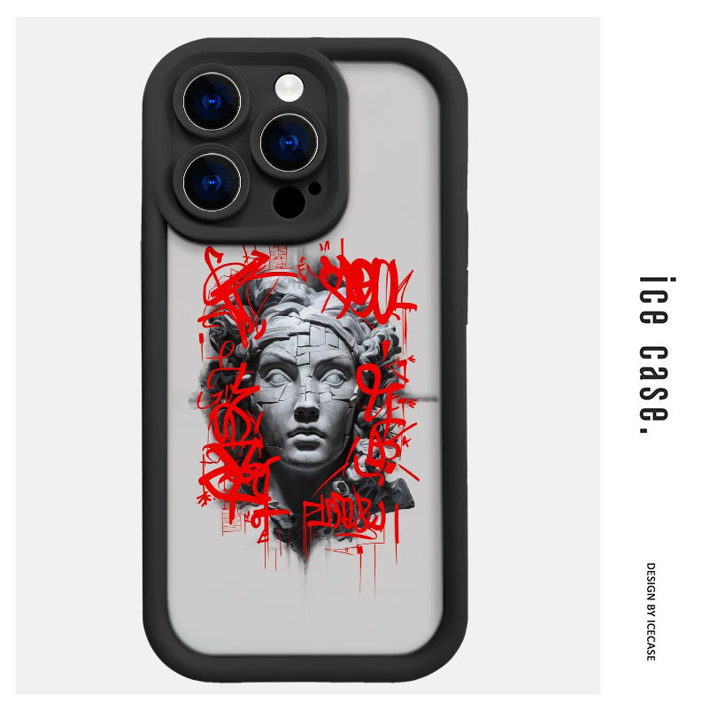 Soft Case Untuk IPhone Case Xs 11 Promax X 13 Iphone 6 Plus 7 Se Premium Silicone Hitam Xr 8 Plus 6S