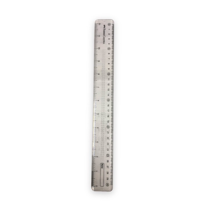

Penggaris Faber castell Grip Ruler 30 cm 171220