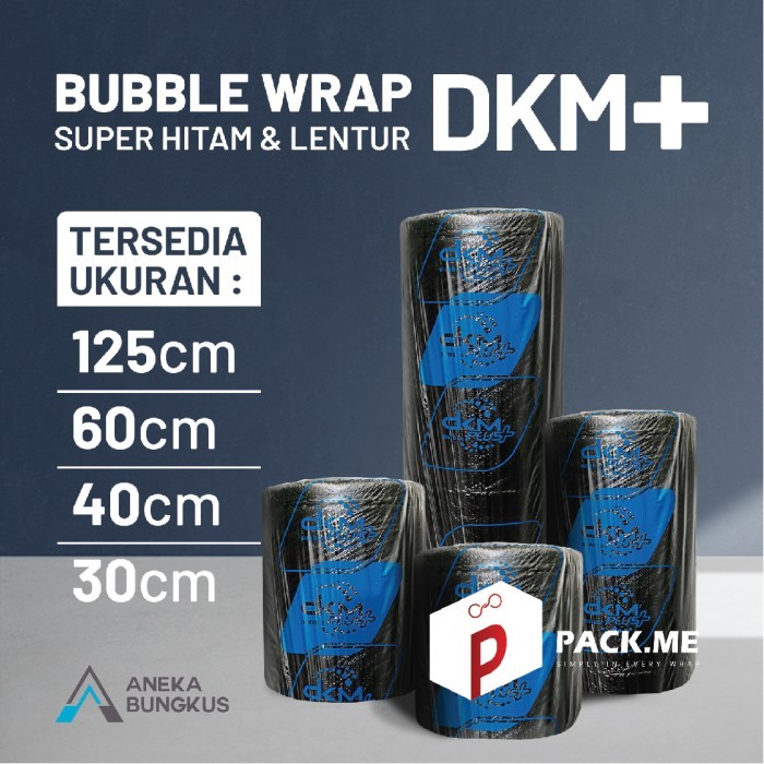 

Bubble Wrap Hitam - Coreless 125cm X 50m (2,3kg)