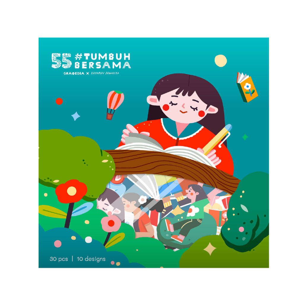 

Exclusive Sticker Pack #TumbuhBersama Gramedia X Kathrin Honesta