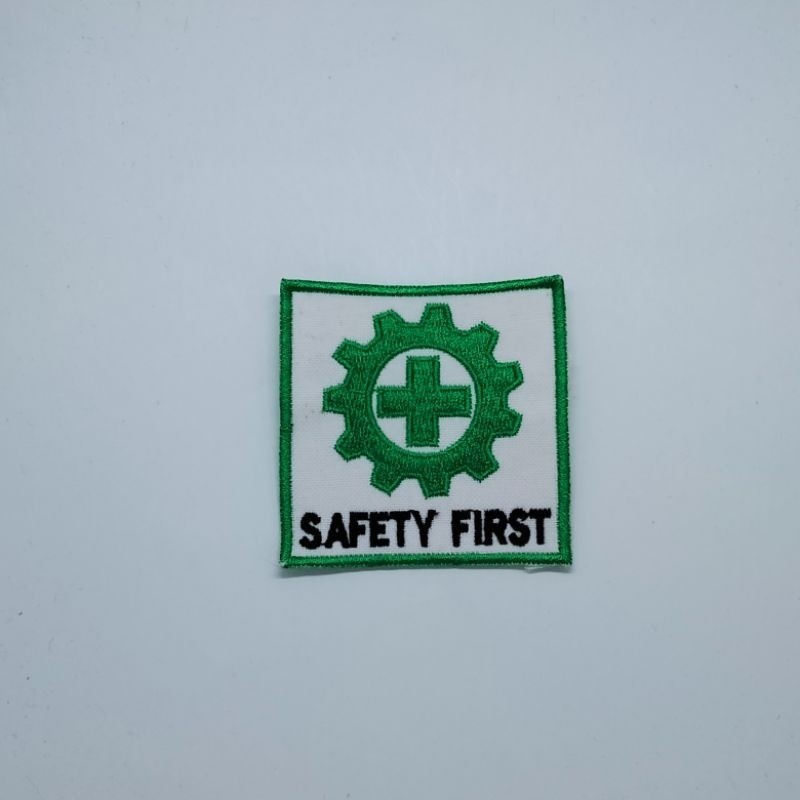 Bordir Logo Bordir Safety First K3 / Logo Safety First K3 / Bordir Logo Safety First K3 / Bordir Saf