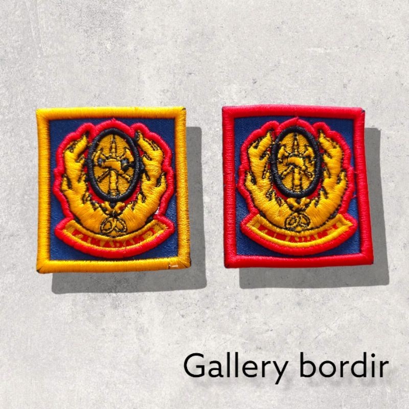 Bordir bordir pemadam 1 timbul