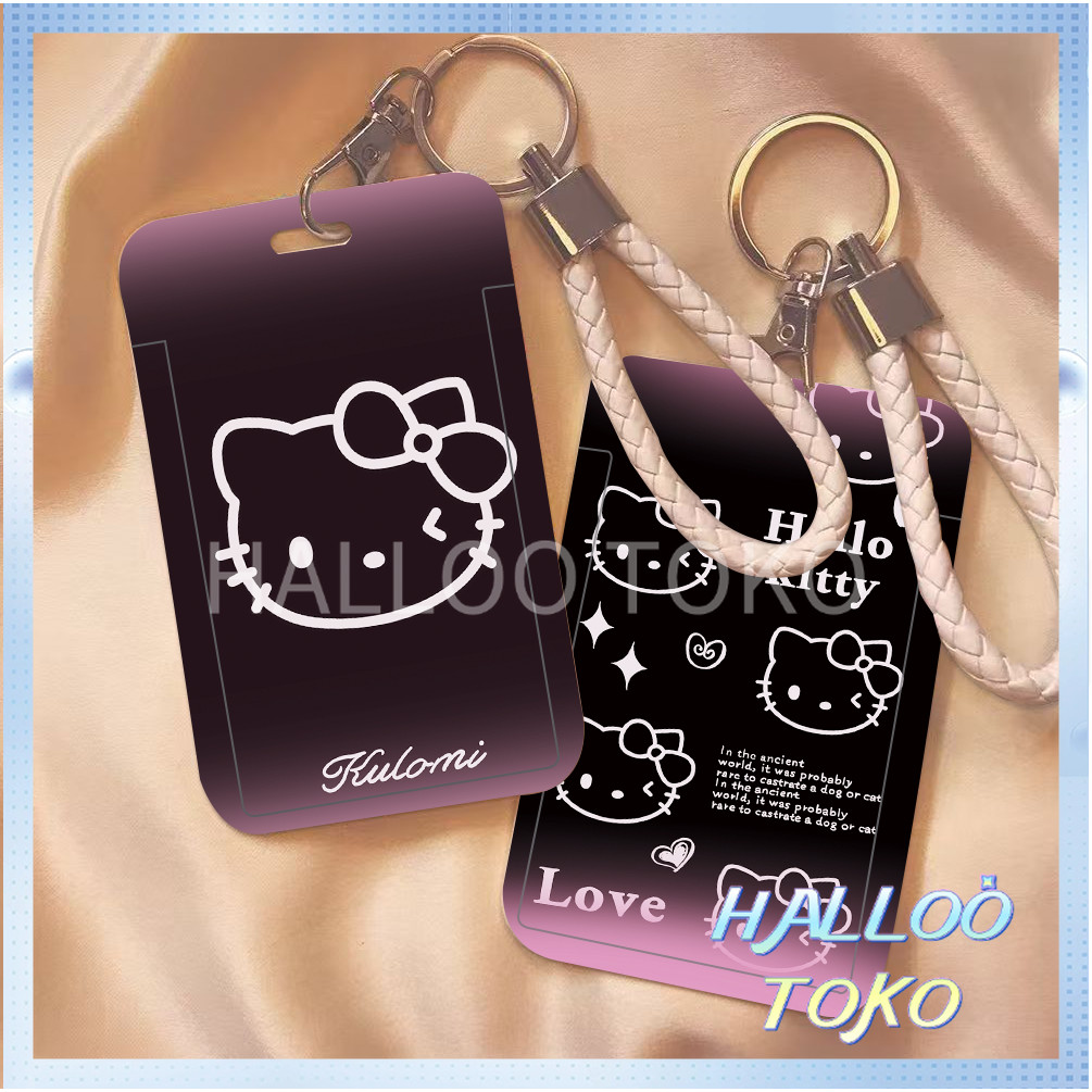 

ID CARD HOLDER MOTIF KAWAII TEMPAT KARTU PHOTOCARD PHOTO CARD Pelindung + Tali,Kepala KT yang imut