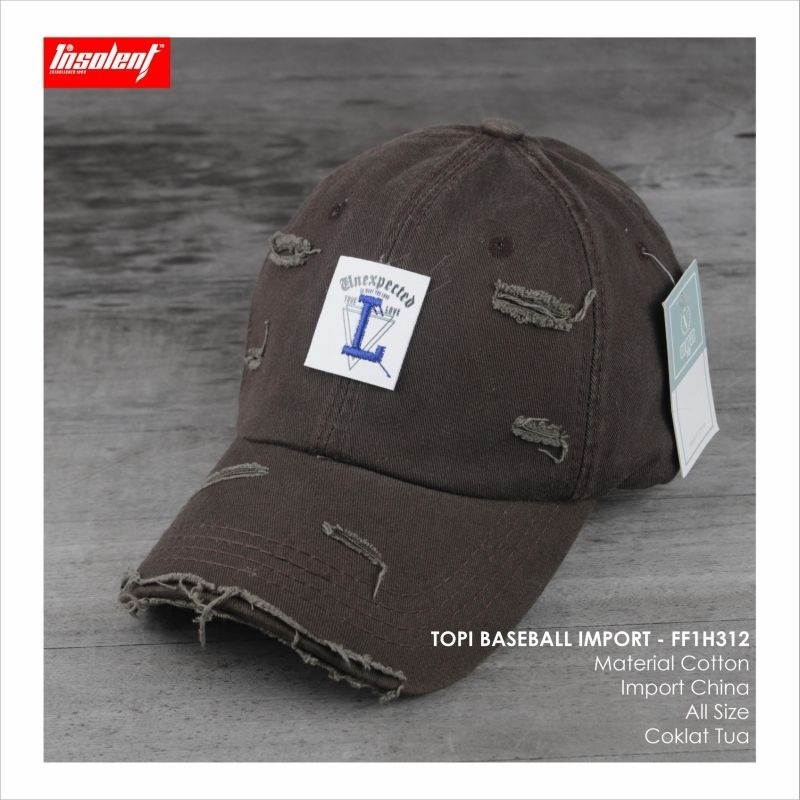 New produk bisa COD Topi import model sobek terbaru pria dan wanita