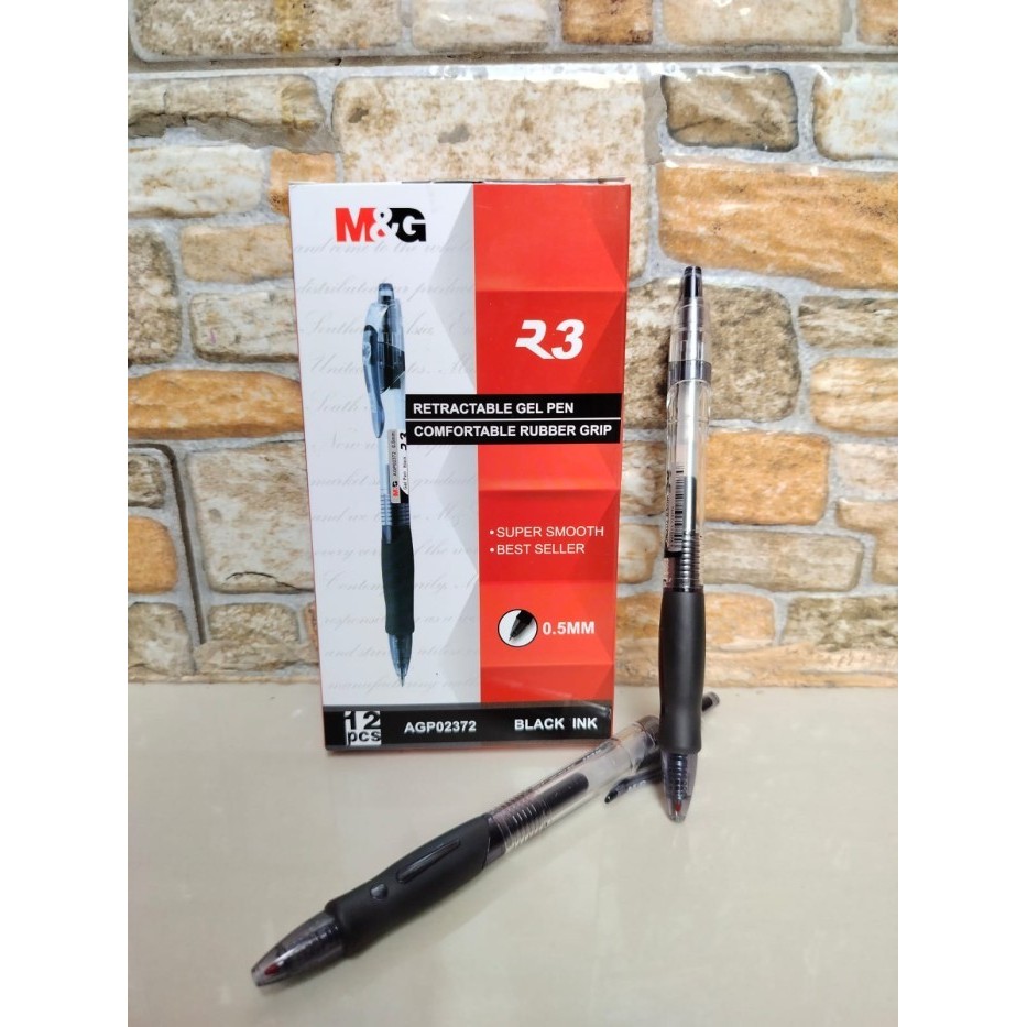 

M&G pulpen gel R3 0,5 / Pulpen Gel R3 0,5mm - Biru